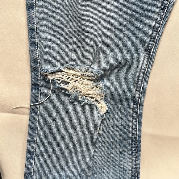 Abercrombie Blue Distressed Skinny Jeans - Picture 5 of 14